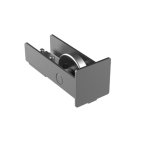 Koliesko dojazdové s krytkou Zn, profile 80x80, antracit