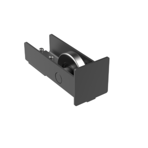 Koliesko dojazdové s krytkou Zn, profile 70x70, čierne