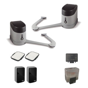 Nice kĺbový pohon pre dvojkrídlovú bránu, sada s fotobunkami