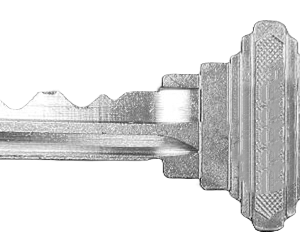 Kľúč pre hákové západky so zámkom B19/01S a B19/01D