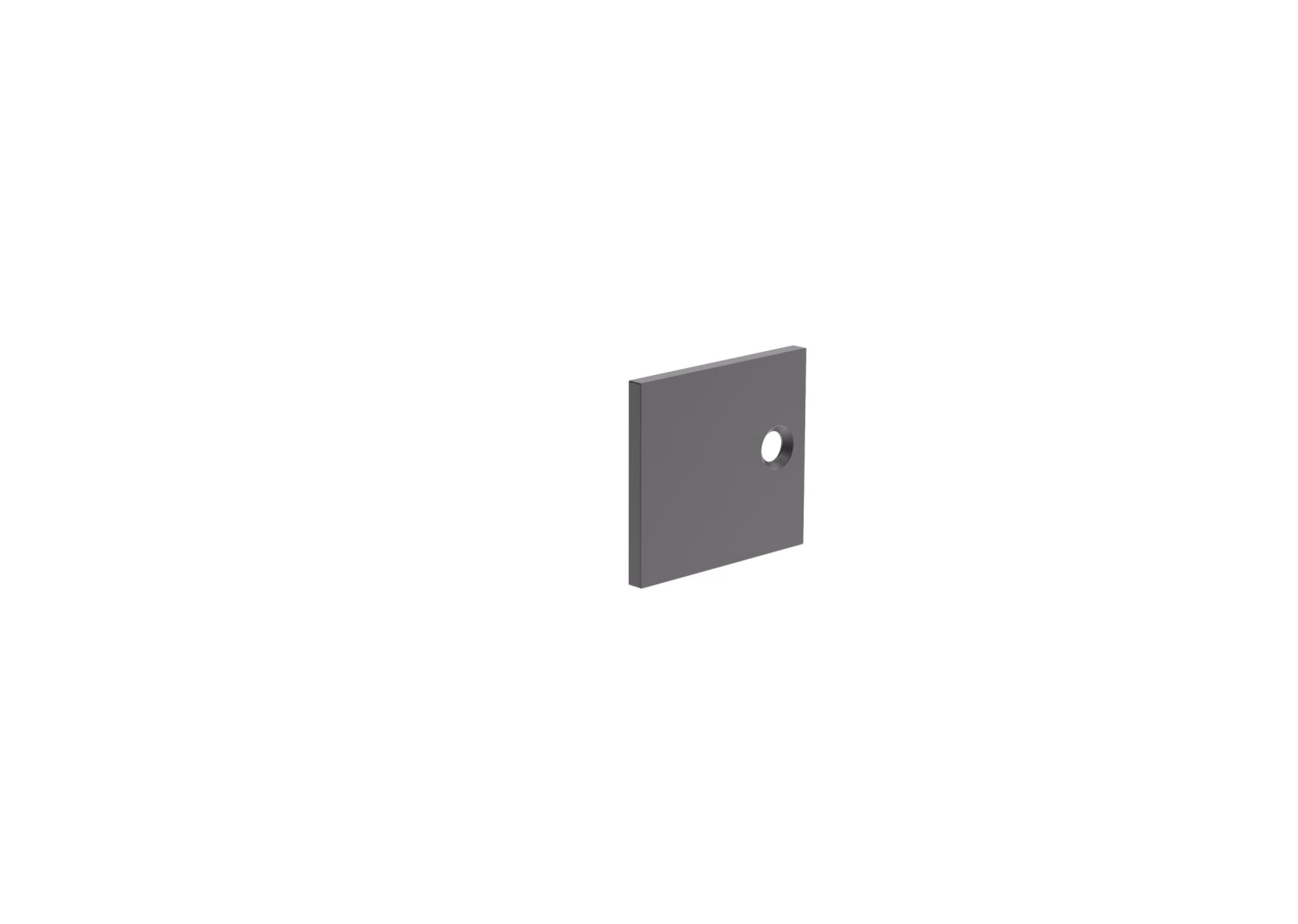 Hliníková krytka adaptéra pre 14mm laty 40x34 R7016