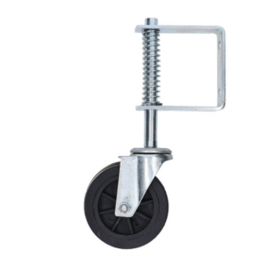 Spodné koliesko pre krídlové brány, s pružinou