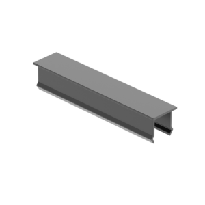 Hliníková krytka vertikálnej plotovej výplne, 20 x 120 - Antracit RAL 7016