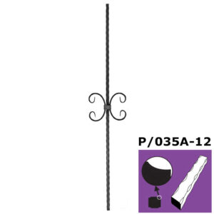 Tyč ozdobná h900, b162mm, P/035A-12x12