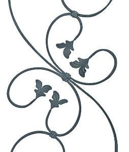 Ornament h860, b347, 12x6mm