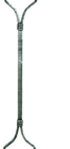 Tyč ozdobná h900, b95mm, D12x12,P/123-12x12