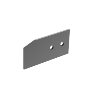 Hliníková krytka vodiacich profilov posuvnej brány 105x50 R7016