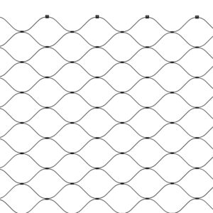 Sieť - lanková výplň