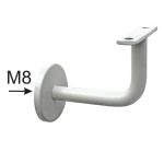 Konzola madla 90x60mm, M8, D50mm, white