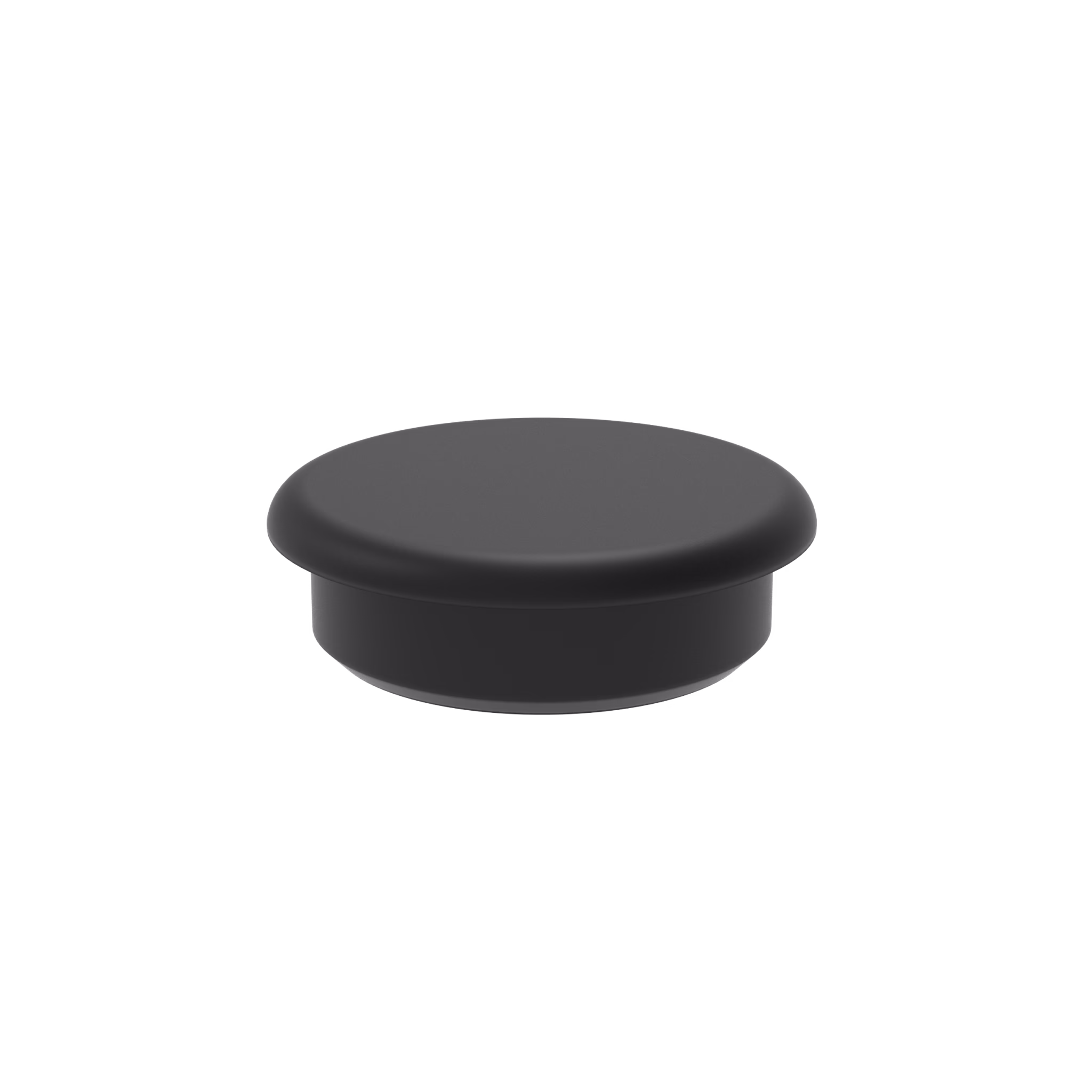 Záslepka kruhová D13mm, čierna
