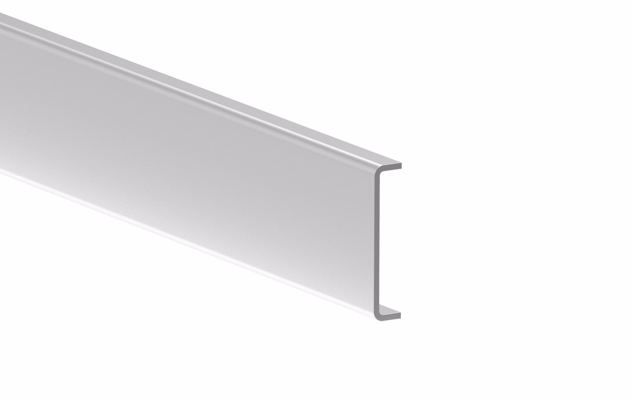 Nerezový U-profil 15×75×15×3 mm – dĺžka 2,0 m – AISI 304, Natural