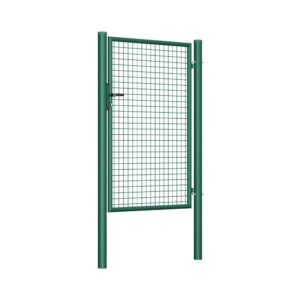 Bránka 1kr. ROUND ZnPVC 1000x1500mm, D75mm, zelená