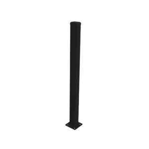 Stĺpik 60x40mm s pätkou ZnPVC 1800mm čierna matná
