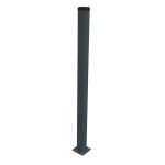 Stĺpik 60x40mm s pätkou ZnPVC 2000mm antracit